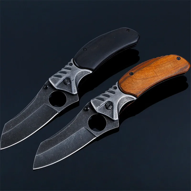 

High hardness folding camping tactics outdoor multi-function survival knife