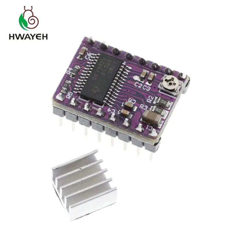 10 шт. 3D принтер StepStick DRV8825 Драйвер шагового двигателя переноска Reprap 4 слойные PCB RAMPS