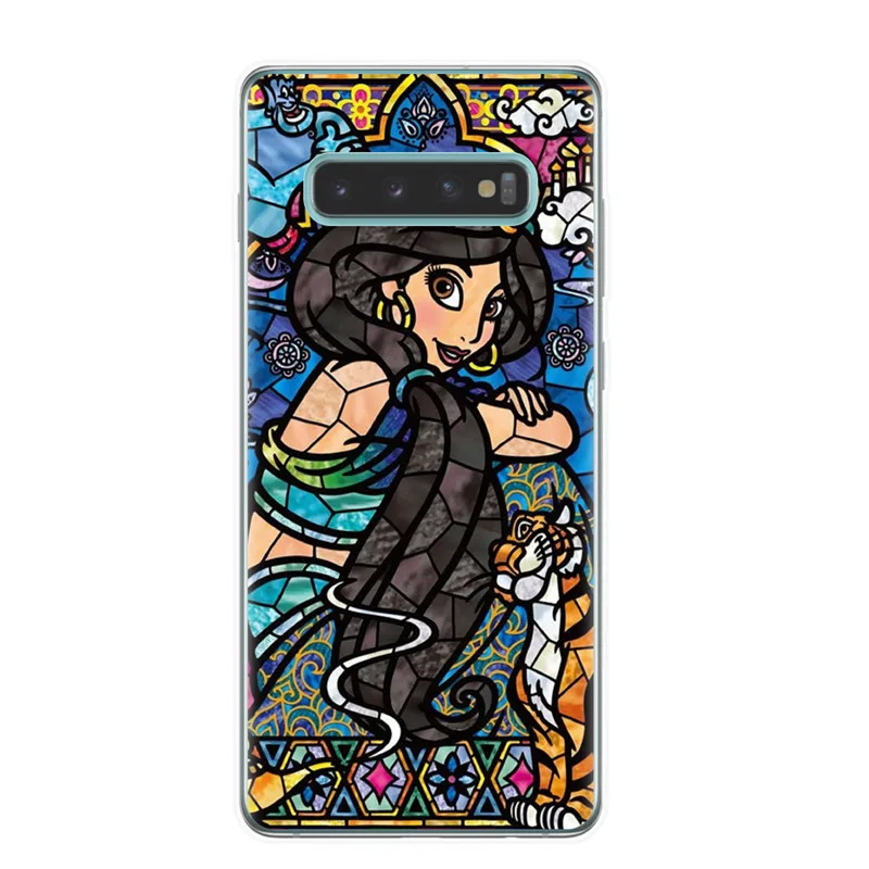 Роскошный мягкий чехол для телефона с рисунком Русалочки Белоснежки Samsung Galaxy S6 S7