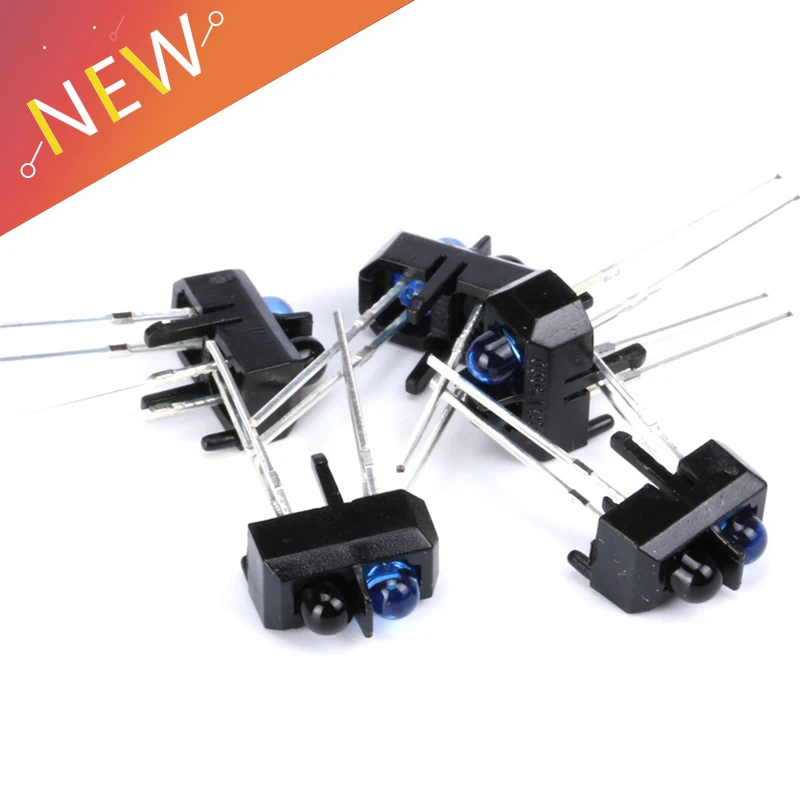 Busirde 10pcs TCRT5000L TCRT5000 Riflettente Ottico sensore a infrarossi IR Interruttore fotoelettrico