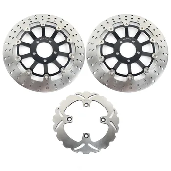 

BIKINGBOY Front Rear Brake Discs Disks Rotors For Kawasaki ZR-7 99-05 ZR-7S 01-05 ZR 550 Zephyr 1990-1999 ZZR 400 ZZR 600 E