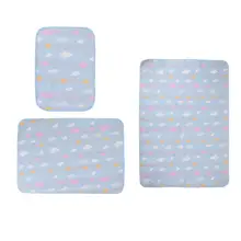 3 шт. Детские Портативные пеленальные подушечки водонепроницаемый коврик моющийся матрас кровать коляска автомобиль памперсы подгузники новорожденный младенец уход за младенцем