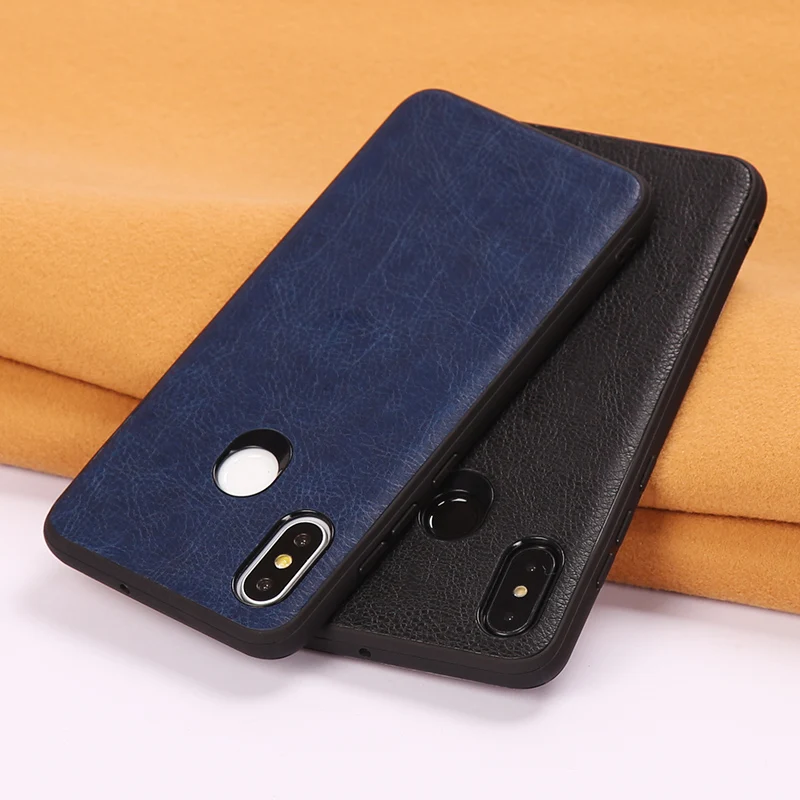 

Phone Case For Xiaomi Mi 8 A1 A2 Lite Mix 2S 3 Max 3 Retro Oil wax skin leather Soft TPU Edge Cover For Redmi Note 5 6 Pro 6A