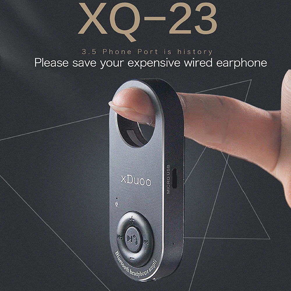 xDuoo XQ 23 Bluetooth Headphone Amplifier High Performance Portable WM8955 DAC Power Amplifier Cable Changing For phone
