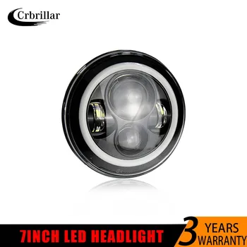 

1X7 50W 30W H4 Daytime Running Light DRL Headlights for LADA GAZ Toyota Das Auto 5.75 inch Motorcycle Bike