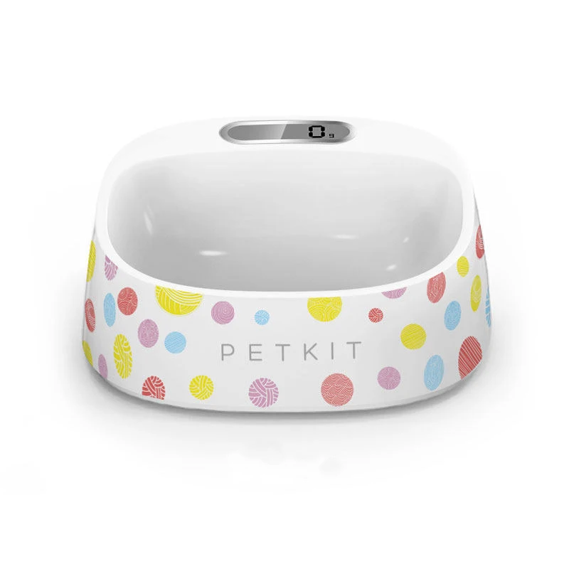 PETKIT Pet smartbowl миска для еды для собак цифровая миска для кормления подставка для умного взвешивания большая собака медленная питательная миска миски для питья comedero perro - Цвет: Color ball