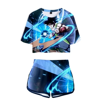 

Dragon Ball 3D Sets Woman Suit Girls sexy Streetwear Idol Cartoon characters Women College style sets Kpop kawaii suit