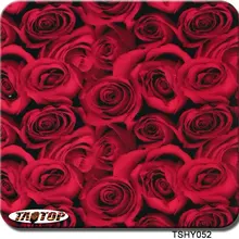 ITAATOP TSHY052 0,5 м* 2 м ПВА гидрографическая пленка Красная роза цветок передача воды agua пленка