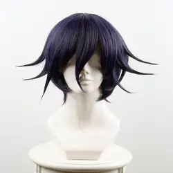 Danganronpa V3: убийство Harmony ума Kokichi волос Косплэй костюм короткие Смешанная Фиолетовый химическое Cos вечерние волос