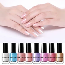 NICOLE DIARY 6 мл Отшелушивающий лак для ногтей перламутровый мерцающий лак Блестящий Очищаемый лак для ногтей на водной основе для салонного домашнего использования