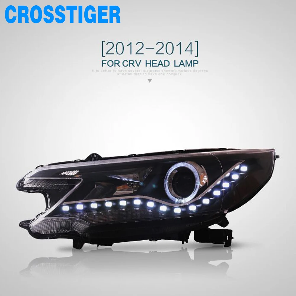 

FOR Honda CRV DRL HEAD LAMP 2012 2013 2014 HEADLIGHT ASSEMBLY