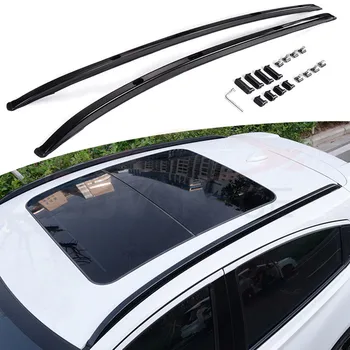 

High quality Fit FOR Honda Vezel HRV HR-V 2016-2020 luggage baggage roof rack bar roof rail