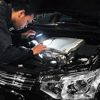 

Hot LED COB Work Light Rechargeable Magnetic Torch Flexible Inspection Lamp Cordless Flashlight XJS789