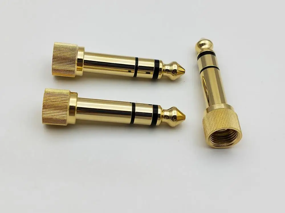 50 X Gold plate Aeroplane Airplane Air Plane 3 5mm Stereo Headphone Earphone Socket Adapter