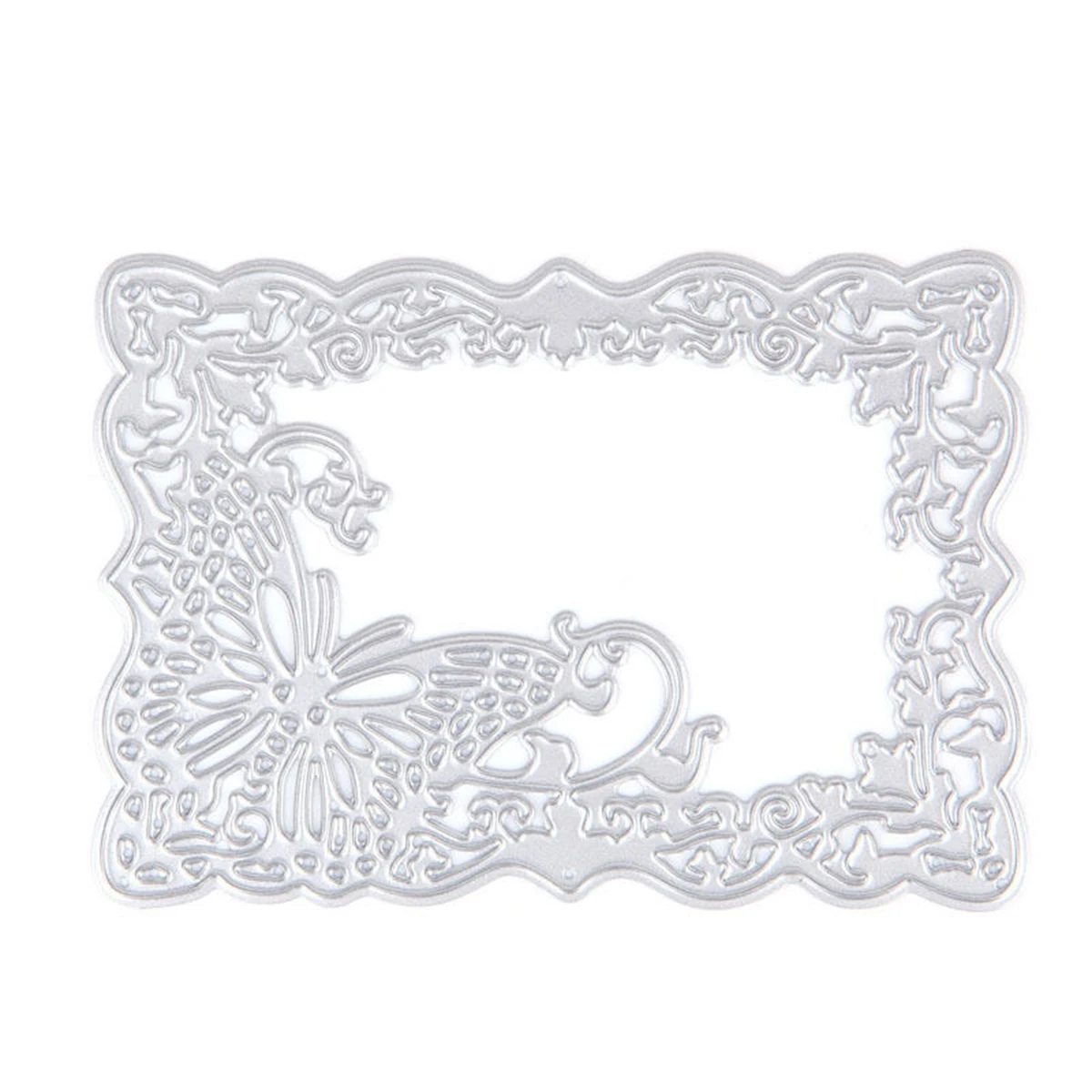 JX-LCLYL New Butterfly Frame Metal Cutting Dies Stencil Scrapbooking Card Embossing DIY