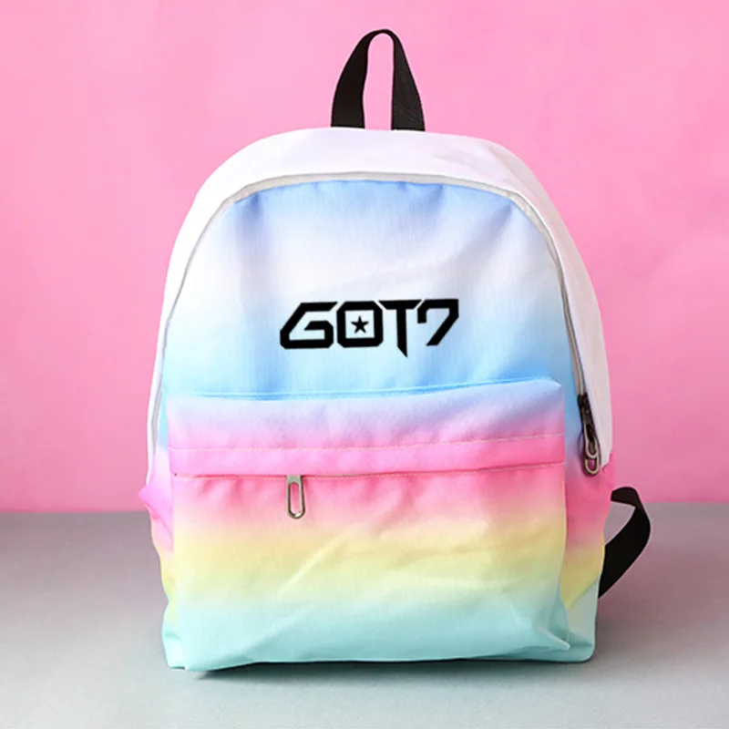 

GOT7 Gradient Package Backpack Bag Shoulder Bags Fashion Bag BMH011