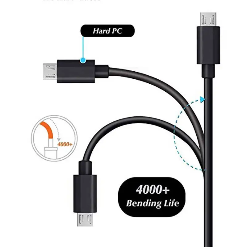Кабель Micro USB 3 комплекта универсальный кабель для передачи данных