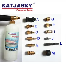 Non-adjust car washer foam gun for Karcher nilfisk lavor BS BD washer foam generator snow bubble lance foamer soap sprayer