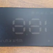 1 комплект Универсальный Спидометр с сигнализацией скорости цифровой автомобильный Стайлинг Спидометр лобовое стекло автомобиля hud Дисплей на голову