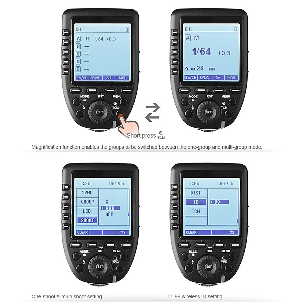 XPro-C/N/S/O/F/P E-TTL 2,4G Беспроводная Высокоскоростная синхронизация 1/8000s X система HSS вспышка триггер для Canon Nikon sony Fuji Olympus Pentax