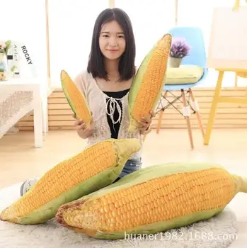 

50 cm Simulation corn cushion pillow rod Bean Plush toys corn doll big pillow