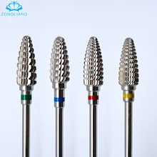 Высокое качество твердосплавное сверло для ногтей 6,0 форма сверла для маникюра и педикюра электрическая пилка для ногтей фреза сверло