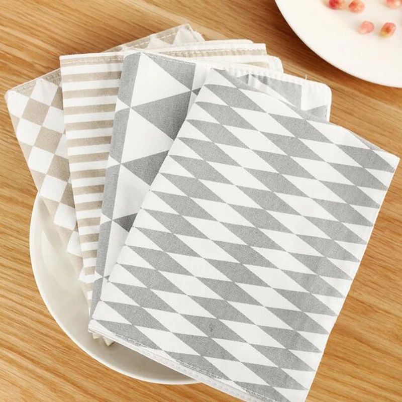 New Fresh Creative Geometric Europe Placemat Cotton Table Mat Fashion