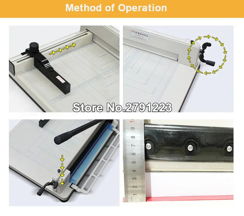 858-A3 настольная ручная гильотина для резки бумаги формата A3 машина для резки бумаги максимальная ширина 44 мм машина для резки бумаги