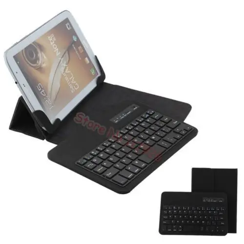 Красочные Съемный Беспроводной Bluetooth ABS Пластик клавиатура с ПУ кожаный чехол подставка для Apple iPad мини