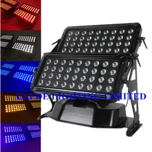 Водонепроницаемый IP65 RGBAW цветной светодиодный светильник для городской подсветки шайба 72*15 Вт 5 в 1 светодиодный прожектор светильник