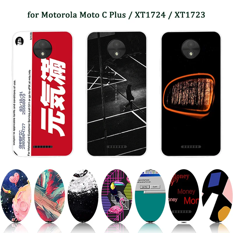 Для Motorola C плюс XT1724 XT1723 китайский чехол 5 0 дюймов Тонкий мягкий силиконовый защиты