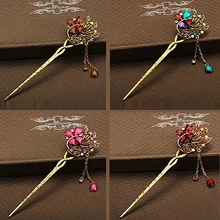 Для женщин в ретро стиле, туфли в этническом стиле древнего классические свадебные украшения для волос аксессуары для волос палочка, Шпилька для волос