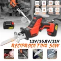 DC 12 V/16 8 V/21 V 3000 RPM Bürstenlosen Elektrische Akku säbelsäge mit LI ION Akku für Sägen Holz Metall-in Elektrische Sägen aus Werkzeug bei