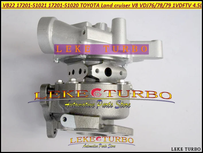 Turbo VB22 17201-51021 17201-51020 For TOYOTA Land cruiser Landcruiser V8 VDJ76 VDJ78 VDJ79 1VD-FTV 1VDFTV 1VD FTV 4.5L 261HP (2)