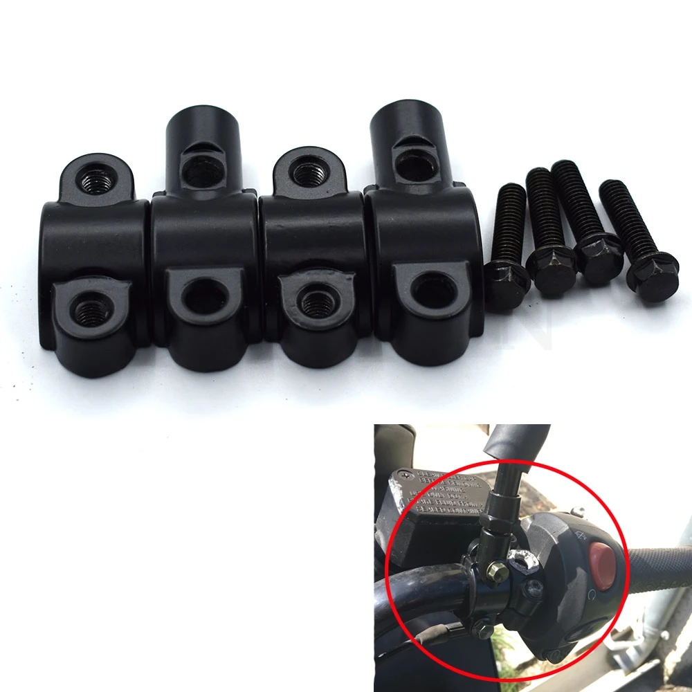 

Universal Motorcycle 7/8" Handlebar Rearview Mirror Holder Mount Adapter Clamp For HONDA PCX 125/150 PCX125 PCX150 CBR1000RR