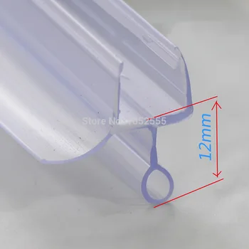 5pcs in a package Me-306 Bath Shower Screen Rubber Big Seals waterproof strips glass door seals length:700mm gap 8-12mm