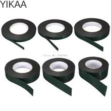 YIKAA 1 pc 10m Length Strong Adhesive Waterproof Double Sided Tape 10mm/12mm/20mm/30mm/40mm/50mm width Foam Green Tape Trim B119