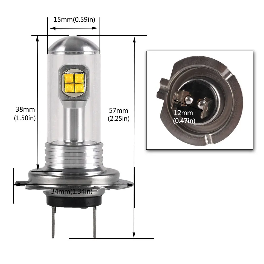 

H7 LED Motorcycle Headlight Bulb For BMW F800GS R1200GS R1200R R1200RT S1000RR S1000R S1000XR C650GT F700GS K1600GTL C650 Sport