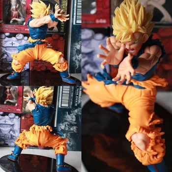 

Free Shipping Anime Dragon Ball Z Son Goku Super Saiyan PVC Action Figure Collectible Model Toy 17CM KA0261