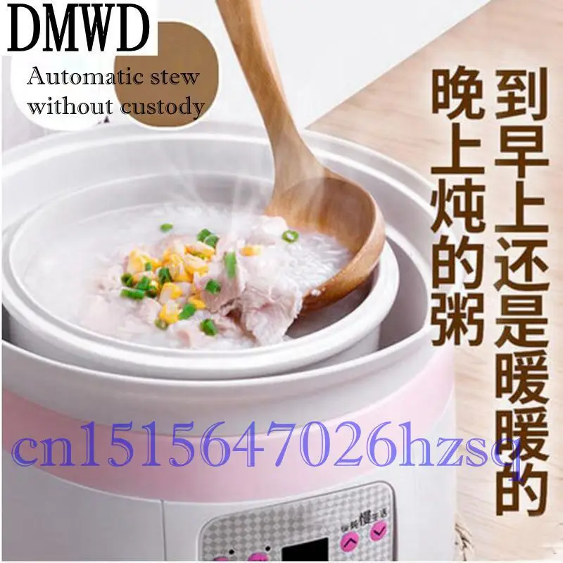 DMWD 220 В 300 Вт многофункциональная бытовая электрическая Медленная Плита 5