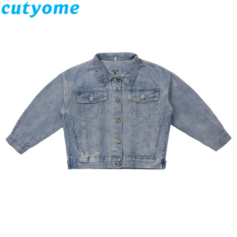 teenage girls ruffles denim jacket20