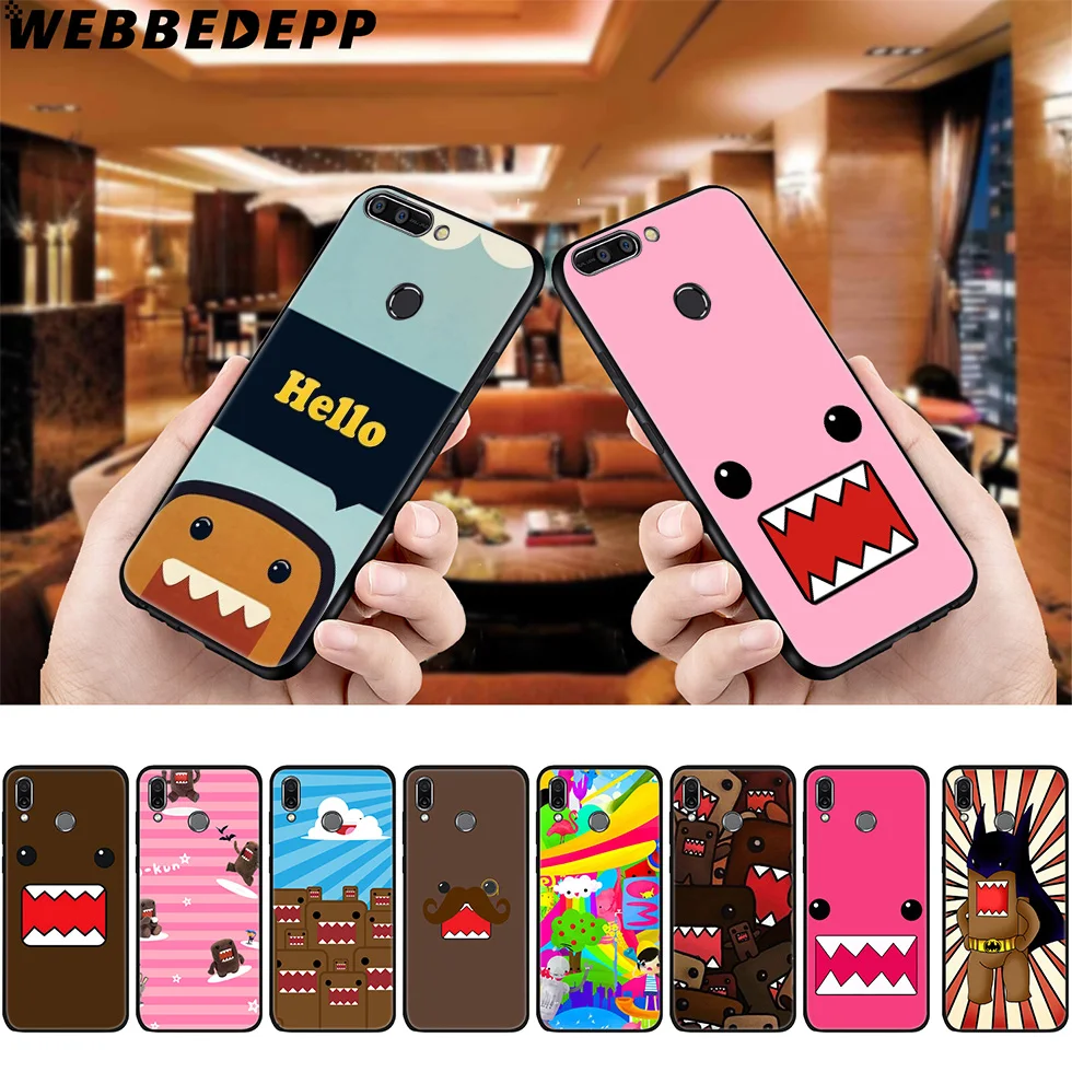 WEBBEDEPP простой Domo Kun аниме мягкий чехол для Huawei P8 P9 P10 P20 P30 Lite Pro P Smart Z Plus 2019 Y6 Prime 2018 2017