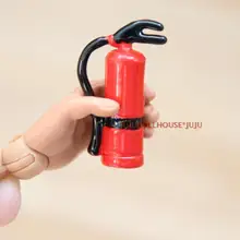 Мини кукольный домик мини-сплав огонь модель огнетушителя для еды сцены