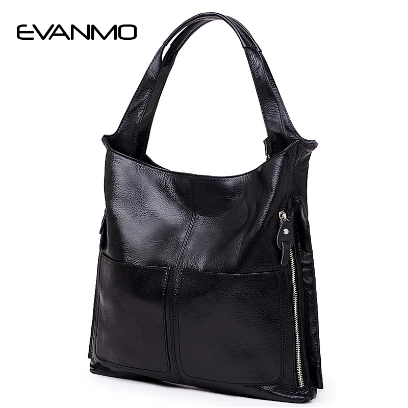 Large Black Leather Bag Sale