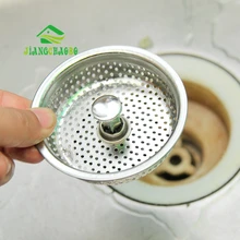 JiangChaoBo кухонная раковина слив анти-Блокировка напольный Слив крышка ванная раковина волосы нержавеющая сталь анти-штепсельный фильтр