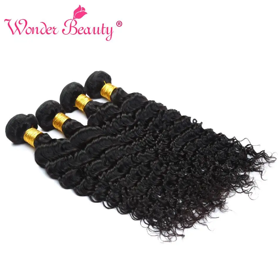 Wonder Beauty Raw Indian Deep Curly Weave Hair 100% Human Hair Bundles 4Pcs Non Remy Hair Extension 8-30inch Shipping Fast Wonder Beauty Raw Indian Deep Curly Weave Hair 100% Human Hair Bundles 4Pcs Non Remy Hair Extension 8-30inch Shipping Fast