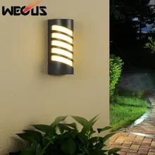Светодиодный светильник для улицы, современный buitenverlichting, водонепроницаемый, пылезащитный, настенный светильник, вилла, балкон, Светильники для двора, бра, декоративный бюстгальтер
