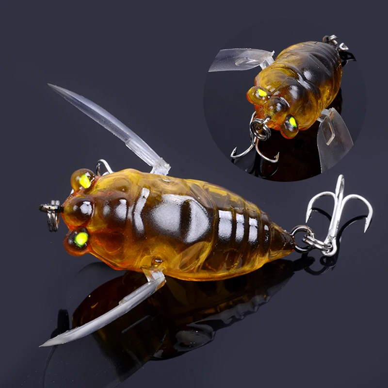 Cicada Fishing lure insects Artificial lures for Fishing Wobbler carp