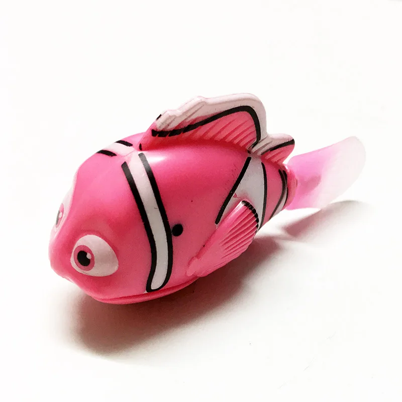Цельнокроеное платье! Забавная плавающая электронная рыба, активированная на батарейках, игрушечная рыба, робот, домашнее животное для рыбной ловли, украшения для домашних животных - Цвет: 5
