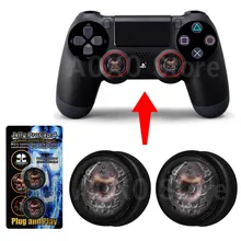 ЧЕРЕП Ghost Jelly ProCap для PS4 Dualshock 4 контроллер аналоговый Thumb Stick Grip Защитная крышка кнопки в розницу посылка